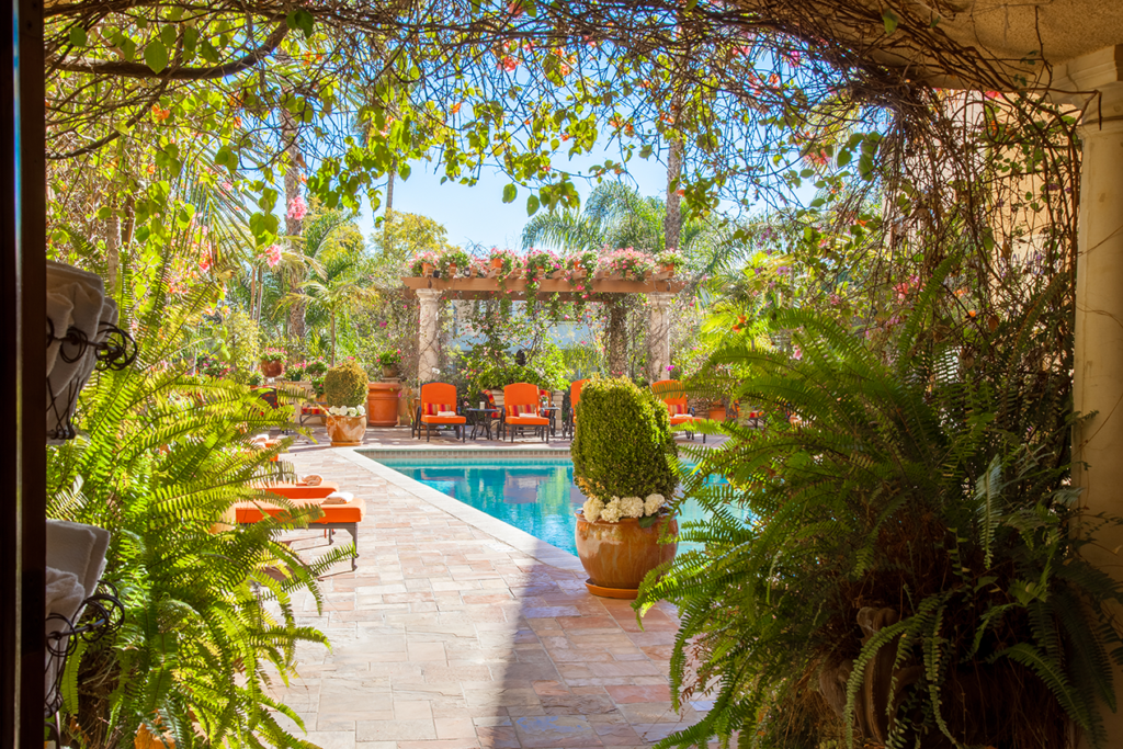 Pool deck at the Best Western Plus West Hollywood, California