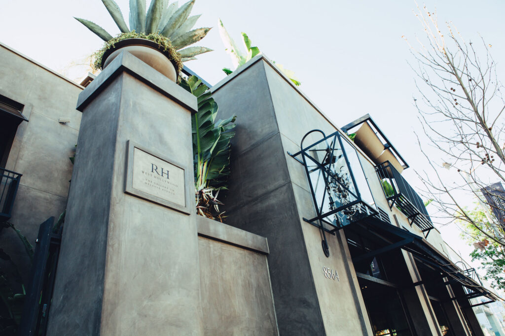 Exterior of Restoration Hardware in West Hollywood