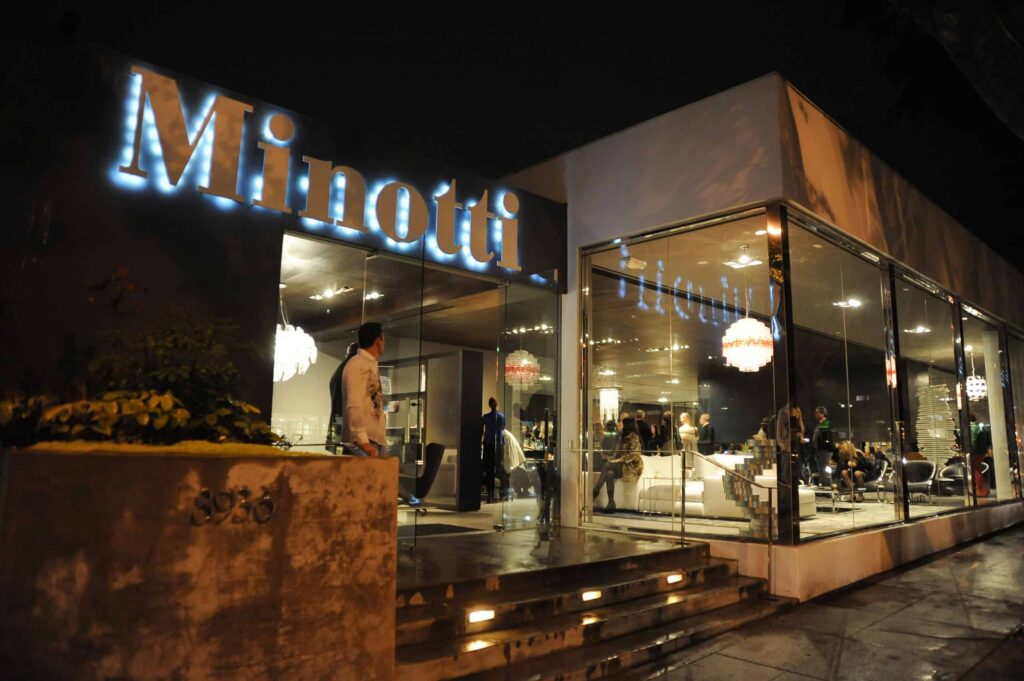 Interior view of home furnishings and accessories at Nathan Turner, West Hollywood, California.