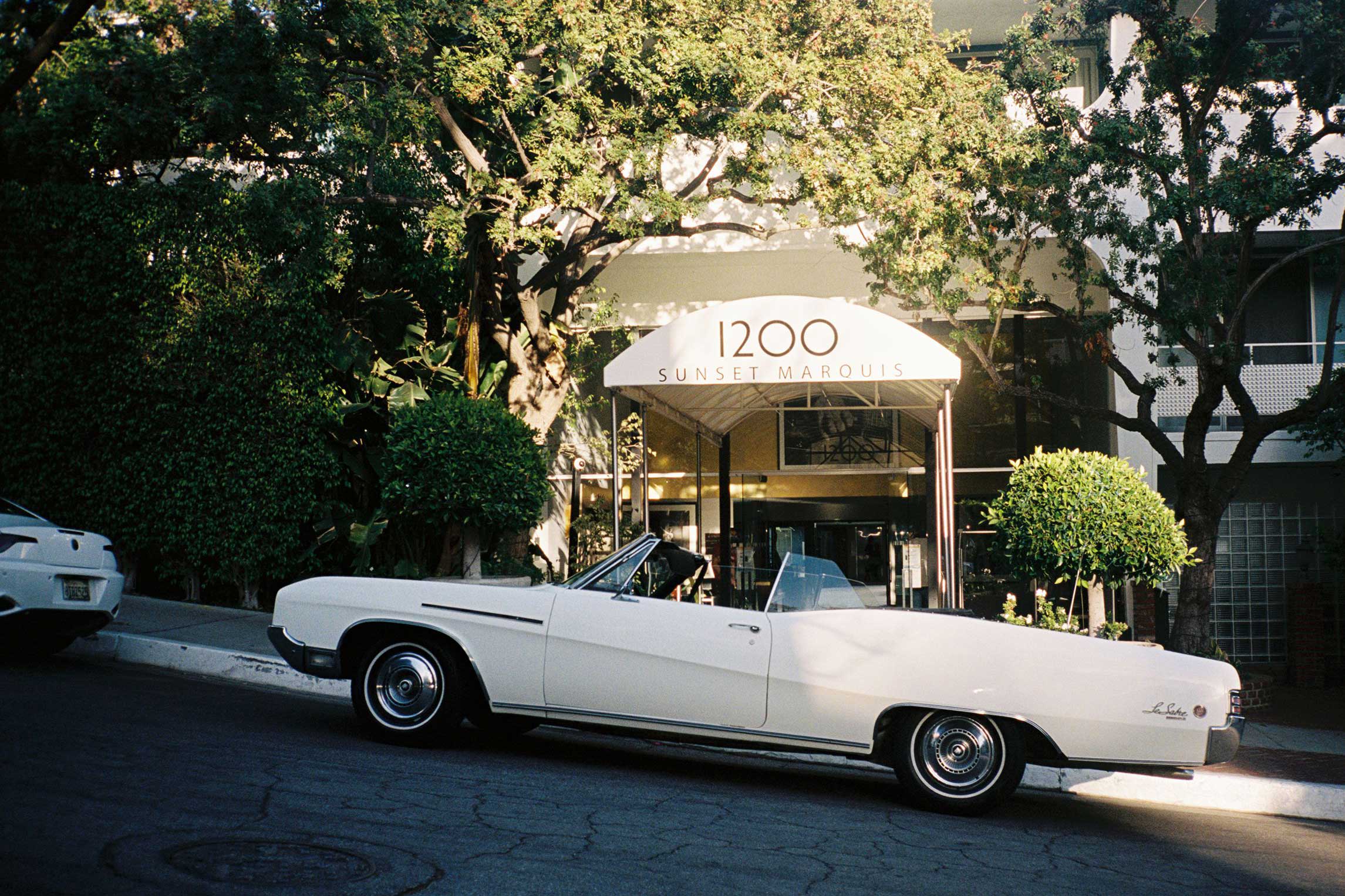 Exterior of the Troubadour, a legendary music venue on Santa Monica Boulevard in West Hollywood