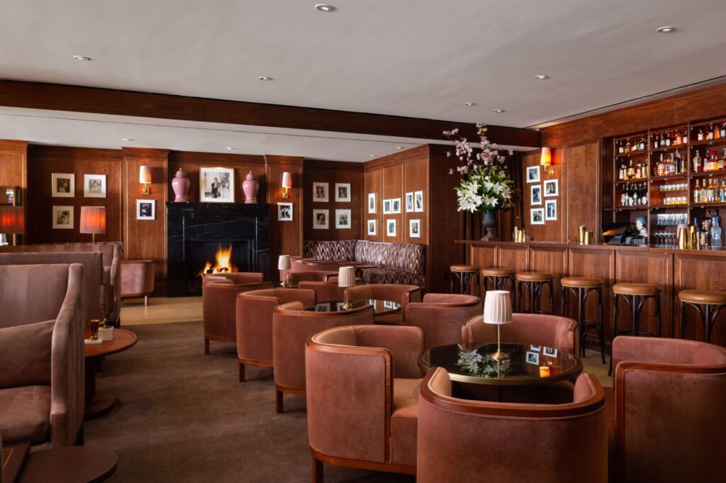 Interior of tower Bar