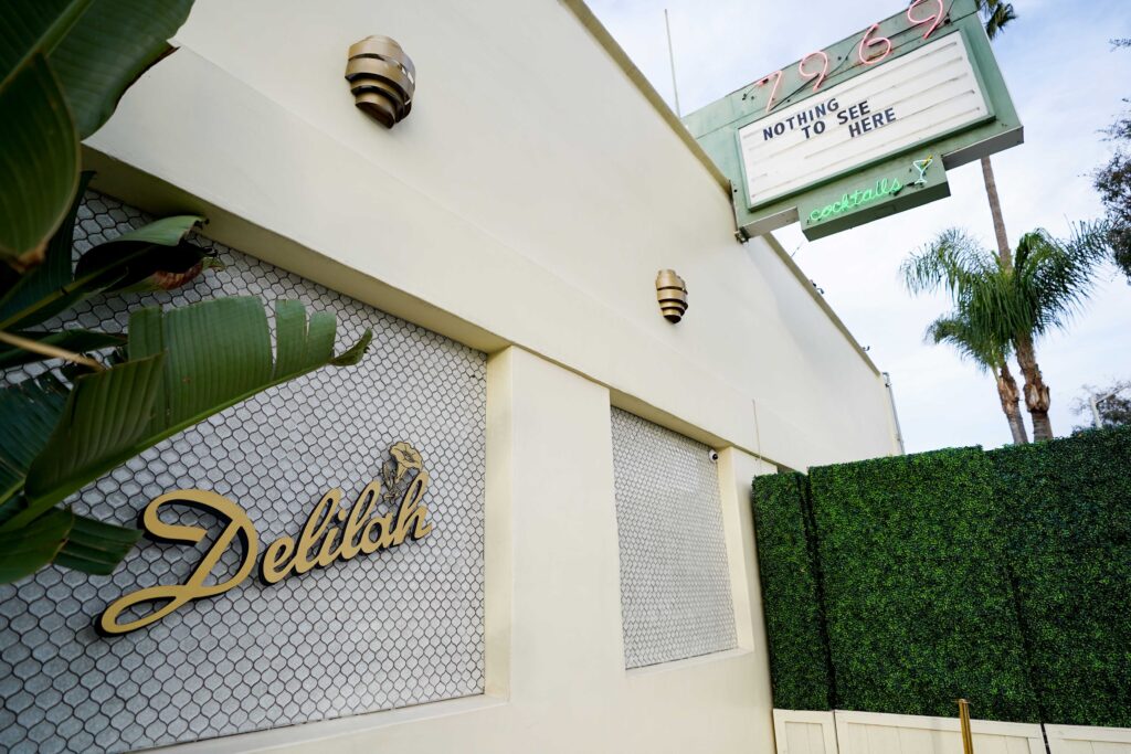 Exterior of Delilah in West Hollywood, CA