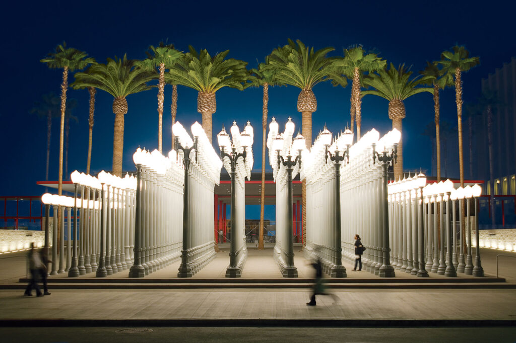 Exterior of the Los Angeles County Museum of Art (LACMA)
