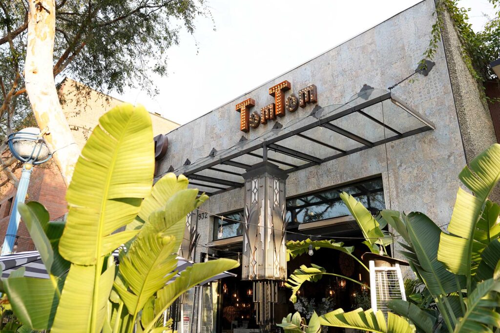 Exterior of TomTom restaurant and bar in West Hollywood