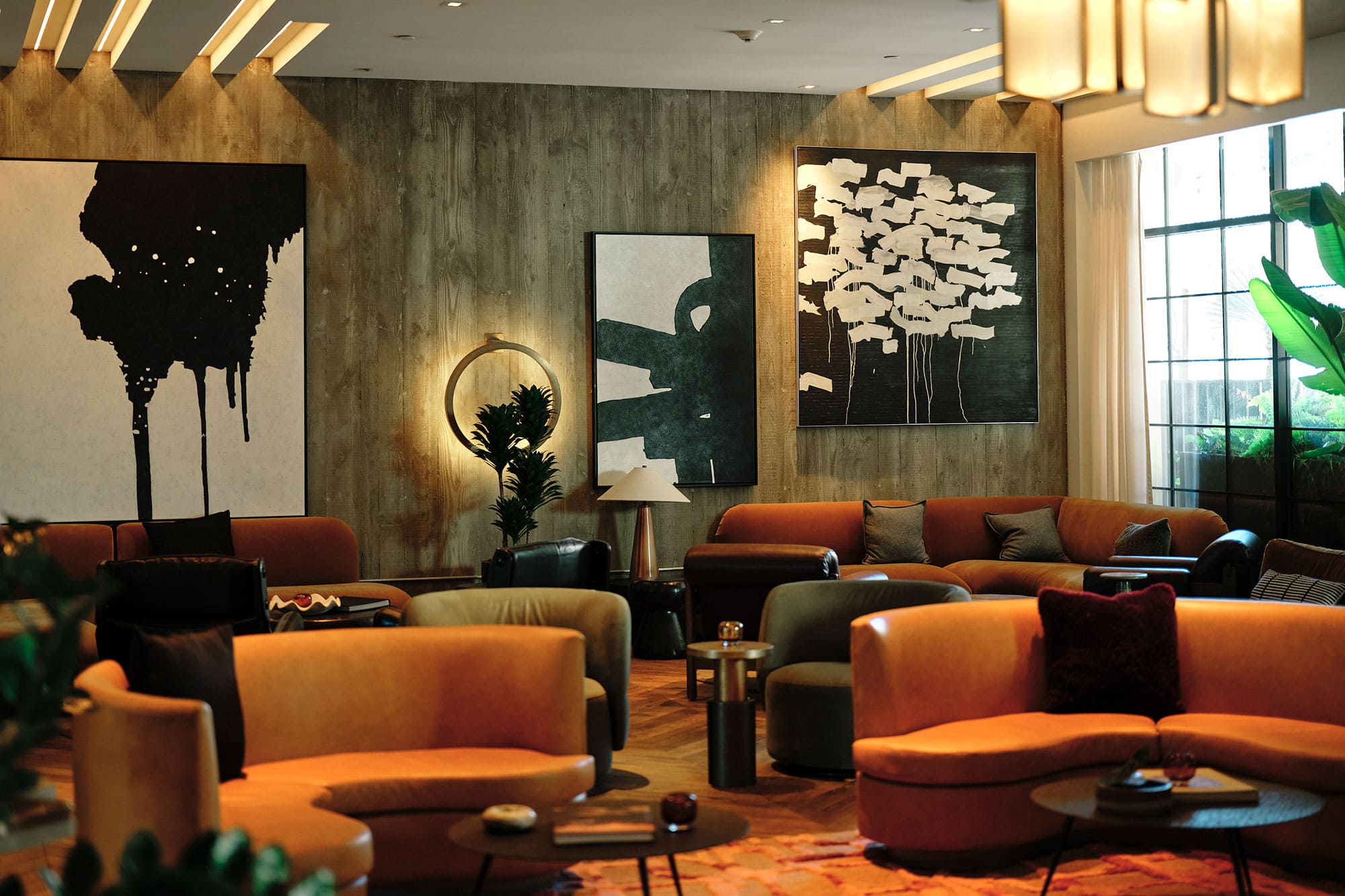 Interior view of the. Kimpton La Peer lobby